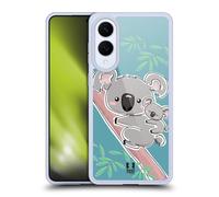 Head Case Designs Koala Animal With Offspring Gel Case [Military Grade Protection] Compatible With Samsung Galaxy S25 Edge