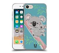 Head Case Designs Koala Animal With Offspring Soft Gel Case [Military Grade Protection] Compatible With Apple iPhone 7/8 / SE 2020 & 2022