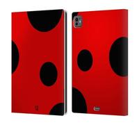 Head Case Designs Ladybug Pattern Assorted Designs Leather Wallet Case Compatible With Apple iPad Pro 11 M4/M5 2024/2025