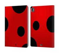 Head Case Designs Ladybug Pattern Assorted Designs Leather Wallet Case Compatible With Apple iPad Pro 13 M4 2024