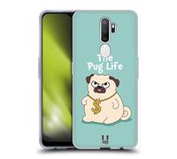 Head Case Designs Life Piper The Pug Soft Gel Case Compatible With Oppo A5 (2020)