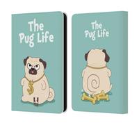 Head Case Designs Life Sky Blue Piper The Pug Leather Wallet Case Compatible With Amazon Kindle 11th Gen 6in 2022