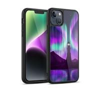 Head Case Designs Lighthouse Seascape Northern Lights Gel Armour Case [Military Grade Protection] Compatible With Apple iPhone 14 Plus