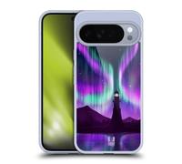 Head Case Designs Lighthouse Seascape Northern Lights Gel Case [Military Grade Protection] Compatible with Google Pixel 10 Pro XL and Compatible with MagSafe