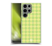 Head Case Designs Lime Complex Circle Patterns Hard Back Case Compatible With Samsung Galaxy S24 Ultra 5G