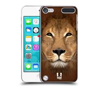 Head Case Designs Lion Animal Faces 2 Hard Back Case and Matching Wallpaper Compatible With Apple iPod Touch 5G 5th Gen