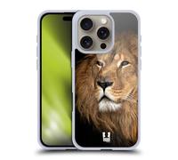 Head Case Designs Lion Wildlife Gel Case [Military Grade Protection] Compatible with Apple iPhone 16 Pro and Compatible with MagSafe