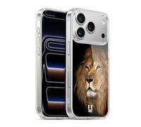 Head Case Designs Lion Wildlife Gel Case [Military Grade Protection] Compatible with Apple iPhone 17 Pro and Compatible with MagSafe