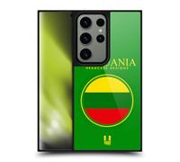 Head Case Designs Lithuania Lithuanian Lietuvos Flag Flag Patches Set 2 Gel Armour Case [Military Grade Protection] Compatible With Samsung Galaxy S24 Ultra 5G