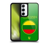 Head Case Designs Lithuania Lithuanian Lietuvos Flag Flag Patches Set 2 Gel Armour Case [Military Grade Protection] Compatible With Samsung Galaxy A55 5G