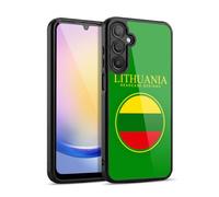 Head Case Designs Lithuania Lithuanian Lietuvos Flag Flag Patches Set 2 Gel Armour Case [Military Grade Protection] Compatible With Samsung Galaxy A25 5G
