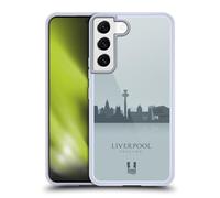Head Case Designs Liverpool Landmark Silhouettes - Uk Gel Case [Military Grade Protection] Compatible with Samsung Galaxy S22 5G and Compatible with MagSafe