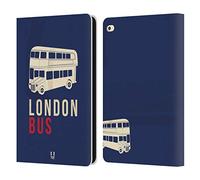 Head Case Designs London Bus London Best Leather Wallet Case Compatible With Apple iPad Air 2 (2014)