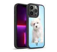 Head Case Designs Maltese Puppy Popular Dog Breeds Gel Armour Case [Military Grade Protection] Compatible With Apple iPhone 13 Pro