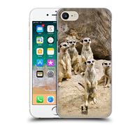 Head Case Designs Meerkat Troop On Alert Wildlife Hard Back Case Compatible With Apple iPhone 7/8 / SE 2020 & 2022