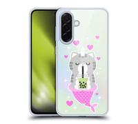 Head Case Designs Mermaid Cat Unicorn Bubble Tea Gel Case [Military Grade Protection] Compatible With Samsung Galaxy A36 5G