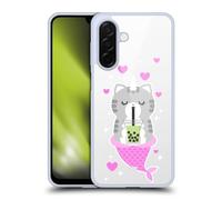 Head Case Designs Mermaid Cat Unicorn Bubble Tea Gel Case [Military Grade Protection] Compatible With Samsung Galaxy A26 5G