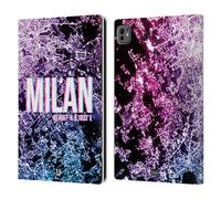Head Case Designs Milan City Lights Leather Wallet Case Compatible With Apple iPad Pro 11 M4/M5 2024/2025