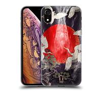 Head Case Designs Moonlight Flight Oriental Patterned Fabrics Soft Gel Case [Military Grade Protection] Compatible With Apple iPhone XR