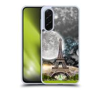 Head Case Designs Moonlight Over Paris Surreal Landscapes Gel Case [Military Grade Protection] Compatible With Samsung Galaxy A36 5G