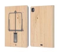 Head Case Designs Mouse Trap Assorted Designs Leather Wallet Case Compatible With Apple iPad Pro 13 M4 2024