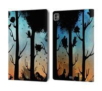 Head Case Designs Mystery Dreamscapes Silhouettes Leather Wallet Case Compatible With Apple iPad Pro 13 M4 2024