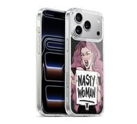 Head Case Designs Nasty Woman Caucasian Feminism Gel Case [Military Grade Protection] Compatible with Apple iPhone 17 Pro Max and Compatible with MagSafe