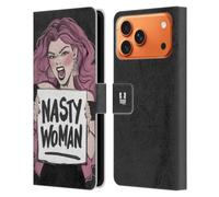 Head Case Designs Nasty Woman Caucasian Feminism Leather Wallet Case Compatible With Apple iPhone 17 Pro Max