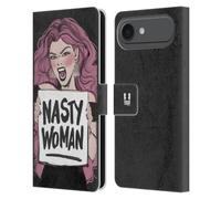 Head Case Designs Nasty Woman Caucasian Feminism Leather Wallet Case Compatible With Apple iPhone 17 Air