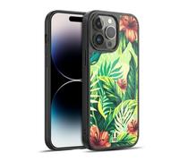 Head Case Designs Nature Tropical Prints Gel Armour Case [Military Grade Protection] Compatible With Apple iPhone 14 Pro Max
