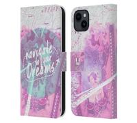 Head Case Designs Navigate To Your Dreams Wanderlust Statements Leather Wallet Case Compatible With Apple iPhone 15 Plus