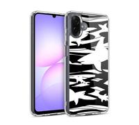 Head Case Designs Negative Space Shark Prints Gel Case [Military Grade Protection] Compatible With Samsung Galaxy A07 4G