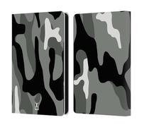 Head Case Designs Night Shift Military Camo Leather Wallet Case Compatible With Kindle Paperwhite 5 (2021)
