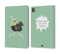Head Case Designs No Time To Explain Little Doses Of Nonsense And Randomness Leather Wallet Case Compatible With Apple iPad Pro 13 M4 2024