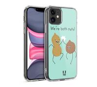 Head Case Designs Nuts Little Doses Of Nonsense And Randomness Gel Case [Military Grade Protection] Compatible with Apple iPhone 11 and Compatible with MagSafe