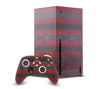 Head Case Designs Officially Licensed A Nightmare On Elm Street (2010) Freddy Graphics Game Console Wrap and Game Controller Skin Bundle Compatible With Xbox Series X
