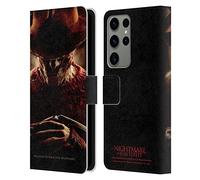 Head Case Designs Officially Licensed A Nightmare On Elm Street (2010) Freddy Key Art Graphics Leather Wallet Case Compatible With Samsung Galaxy S23 Ultra 5G