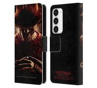Head Case Designs Officially Licensed A Nightmare On Elm Street (2010) Freddy Key Art Graphics Leather Wallet Case Compatible With Samsung Galaxy S23 5G