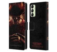 Head Case Designs Officially Licensed A Nightmare On Elm Street (2010) Freddy Key Art Graphics Leather Wallet Case Compatible With Samsung Galaxy A14 5G