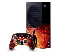 Head Case Designs Officially Licensed A Nightmare On Elm Street (2010) Freddy Poster Graphics Game Console Wrap and Controller Skin Compatible With Xbox Series S Console & Controller Bundle
