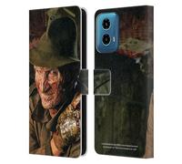 Head Case Designs Officially Licensed A Nightmare On Elm Street 4 The Dream Master Freddy Graphics Leather Book Wallet Case Cover Compatible With Motorola Moto G34 5G