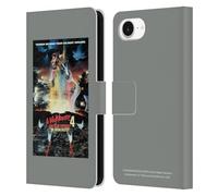Head Case Designs Officially Licensed A Nightmare On Elm Street 4 The Dream Master Poster Graphics Leather Wallet Case Compatible With Apple iPhone 16e