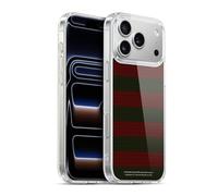 Head Case Designs Officially Licensed A Nightmare On Elm Street: Freddy's Dead Sweater Pattern Graphics Gel Case [Military Grade] Compatible with Apple iPhone 17 Pro Max and Compatible with MagSafe