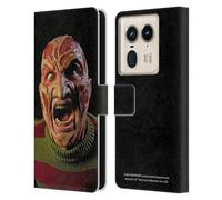 Head Case Designs Officially Licensed A Nightmare On Elm Street: New Nightmare Freddy Graphics Leather Book Wallet Case Cover Compatible With Motorola Edge 50 Ultra/X50 Ultra
