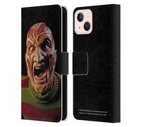 Head Case Designs Officially Licensed A Nightmare On Elm Street: New Nightmare Freddy Graphics Leather Wallet Case Compatible With Apple iPhone 13