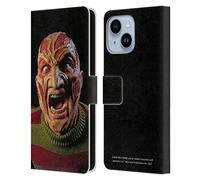 Head Case Designs Officially Licensed A Nightmare On Elm Street: New Nightmare Freddy Graphics Leather Wallet Case Compatible With Apple iPhone 14 Plus