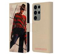 Head Case Designs Officially Licensed A Nightmare On Elm Street: The Dream Child Freddy Graphics Leather Wallet Case Compatible With Samsung Galaxy S23 Ultra 5G