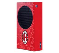 Head Case Designs Officially Licensed AC Milan 1899 Black Logo Art Game Console Wrap Case Cover Compatible With Xbox Series S Console