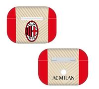 Head Case Designs Officially Licensed AC Milan Away 2020/21 Crest Kit Vinyl Sticker Skin Decal Cover Compatible With Apple AirPods Pro
