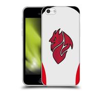Head Case Designs Officially Licensed AC Milan Away 2025/26 Crest Kit Gel Case [Military Grade Protection] Compatible With Apple iPhone 5c